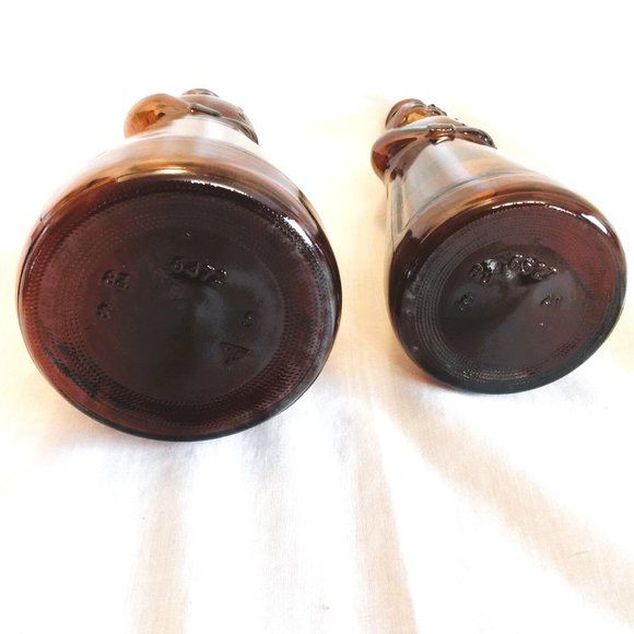 Vintage Mrs. Butterworth's 60's-90's Syrup Empty Bottles With Lids-10." & 8.5" - Picture 8 of 9